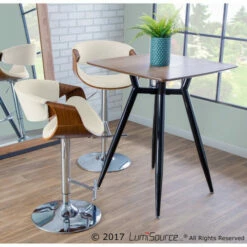 Deals ⭐ Carson Carrington Sauda Mid-century Modern Walnut WoodAdjustable Bar Stool Cream 🤩 -Carson Carrington Sales unnamed file 6359