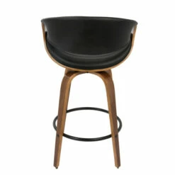Outlet 😀 Carson Carrington Sauda Mid-century Modern Counter Stools (Set Of 2) - N/A Black/walnut 🤩 -Carson Carrington Sales unnamed file 6362