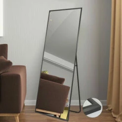 Cheap ✨ Carson Carrington Salmijarvi Wide Frame Full Length Floor Mirror Elegant Black 😉 -Carson Carrington Sales unnamed file 6380