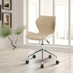 Cheap 🛒 Carson Carrington Losning Adjustable Faux Leather Office Task Chair Blue ❤️