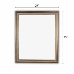 Promo ⌛ Carson Carrington Salubole Rectangular Textured Brass Accent Mirror - Textured Brass 🔥 -Carson Carrington Sales unnamed file 6465