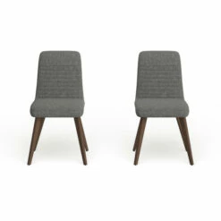 Best deal 🤩 Carson Carrington Honningsvag 2-piece Dark Grey Mid-century Modern Upholstered Dining Chair Set 😉 -Carson Carrington Sales unnamed file 6502