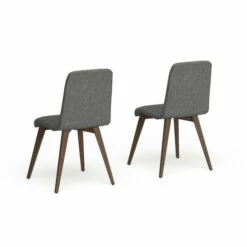 Best deal 🤩 Carson Carrington Honningsvag 2-piece Dark Grey Mid-century Modern Upholstered Dining Chair Set 😉 -Carson Carrington Sales unnamed file 6504
