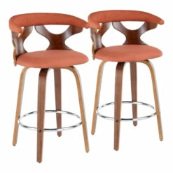 Top 10 👍 Carson Carrington Viby Mid-century Modern Counter Stools (Set Of 2) Cream Fabric/natural 🧨 -Carson Carrington Sales unnamed file 6510