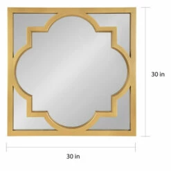 Brand new 🔔 Carson Carrington Salsjon Moroccan Square Framed Mirror - 30x30 ⭐ -Carson Carrington Sales unnamed file 6529