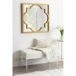 Brand new 🔔 Carson Carrington Salsjon Moroccan Square Framed Mirror - 30x30 ⭐ -Carson Carrington Sales unnamed file 6530