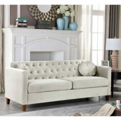 Top 10 🎁 Carson Carrington Paharova Velvet Kitts Classic Sofa Beige ❤️ -Carson Carrington Sales unnamed file 654