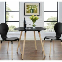 Flash Sale 👍 Carson Carrington Bronnoysund Black/ Natural Dining Table 🎉 -Carson Carrington Sales unnamed file 6681