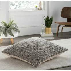 Promo 🎉 Carson Carrington Tarsta Solid Floor Pillow Gray 🥰 -Carson Carrington Sales unnamed file 6725