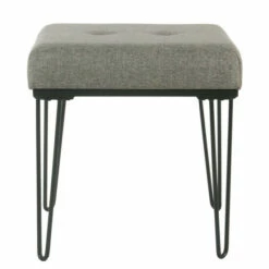 Flash Sale 😍 Carson Carrington Hjortshoj Mid-century Modern Square Stool Metal Hairpin Leg 🎉 -Carson Carrington Sales unnamed file 681