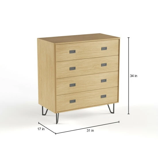 Buy 🎉 Carson Carrington Akureyri Mid-century 4-drawer Chest 🥰 8 Buy 🎉 Carson Carrington Akureyri Mid-century 4-drawer Chest 🥰 - Image 6