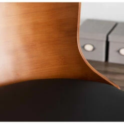 Best deal 🎁 Carson Carrington Valsbo Walnut/Faux Leather Chair Grey ⌛ -Carson Carrington Sales unnamed file 6833