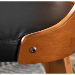 Best deal 🎁 Carson Carrington Valsbo Walnut/Faux Leather Chair Grey ⌛ -Carson Carrington Sales unnamed file 6834