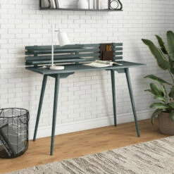 Brand new 🎉 Carson Carrington Shorewood Wood Study Desk Grey ✔️ -Carson Carrington Sales unnamed file 6858