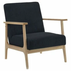 Buy 👏 Carson Carrington Paulund Modern Black Accent Chair 💯