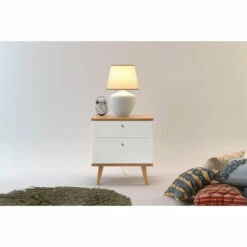 New 😉 Carson Carrington Hitra Mid-century 2-drawer Nightstand Brown 🌟 -Carson Carrington Sales unnamed file 6885