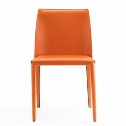 Cheapest 💯 Carson Carrington Tavelsjon Contemporary Modern Dining Chair (Set Of 2) Orange 🤩 -Carson Carrington Sales unnamed file 6889