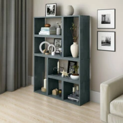 Budget ✨ Carson Carrington Shorewood Modern 7 Block Wood Shelving Set Natural Finish 🛒