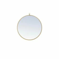 Brand new 😉 Carson Carrington Labbemala Metal Framed Round Wall Mirror White 🥰 -Carson Carrington Sales unnamed file 69