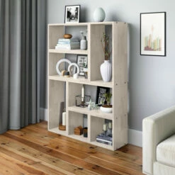 Budget ✨ Carson Carrington Shorewood Modern 7 Block Wood Shelving Set Natural Finish 🛒 -Carson Carrington Sales unnamed file 6900