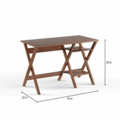 Hot Sale 💯 Carson Carrington Tornea Oak Finished Modern Writing Desk 🧨 -Carson Carrington Sales unnamed file 6932