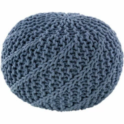 Best Sale 💯 Carson Carrington Pahkuri Modern Knitted 20-inch Round Pouf Bright Yellow 🔥 -Carson Carrington Sales unnamed file 6979