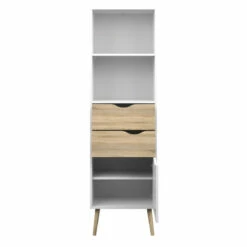 Best deal ✔️ Carson Carrington Kristiansund White Oak 2-drawer 1-door Bookcase White/oak Structure ❤️ -Carson Carrington Sales unnamed file 7011