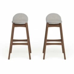 Best Pirce 🤩 Carson Carrington Nacka Mid-century Modern 30-inch Bar Stool (Set Of 2) Grey 😀 -Carson Carrington Sales unnamed file 7029