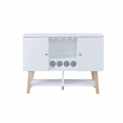Best Sale 🎁 Carson Carrington Ingrirud Modern 4-bottle Buffet Server White 🎁 -Carson Carrington Sales unnamed file 7050