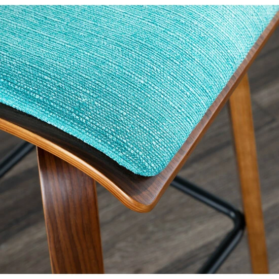 Outlet โ๏ธ Carson Carrington Sala Mid-century Modern Counter Stools (Set Of 2) Charcoal Fabric ๐ 5 Outlet โ๏ธ Carson Carrington Sala Mid-century Modern Counter Stools (Set Of 2) Charcoal Fabric ๐ - Image 3