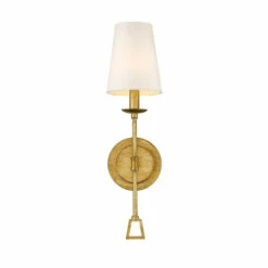 Best Pirce ⭐ Carson Carrington Tarisbodarna Rustic Traditional 1-light Wall Sconce ✔️