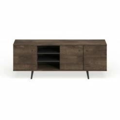 Best Sale 🎁 Carson Carrington Hitra Mid-century 3-cabinet TV Stand Brown 🛒 -Carson Carrington Sales unnamed file 7160