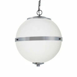 Outlet 👍 Carson Carrington Sallosa 3-light Brushed Nickel Chandelier With Globe Shade 🔔