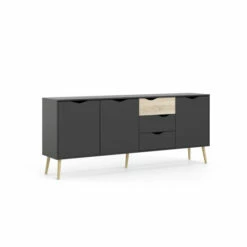 Best deal 🌟 Carson Carrington Kristiansund 3-drawer 3-door Sideboard 👏 -Carson Carrington Sales unnamed file 7223