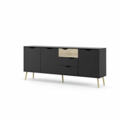 Best deal 🌟 Carson Carrington Kristiansund 3-drawer 3-door Sideboard 👏 -Carson Carrington Sales unnamed file 7224