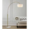 Buy 🔥 Carson Carrington Flam 81-inch Arch Floor Lamp Brushed Nickel -whiteshade ✔️ -Carson Carrington Sales unnamed file 7229
