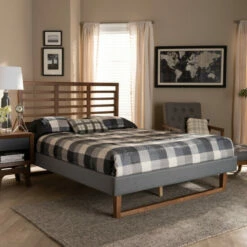 Cheap ๐ Carson Carrington Isefall Contemporary Upholstered Platform Bed ๐