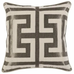 Flash Sale 😉 Carson Carrington Ranglebyn Greek Key Embroidered 22-inch Throw Pillow Copper/natural ❤️ -Carson Carrington Sales unnamed file 729