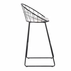 Promo 😀 Carson Carrington Banne Wrought Iron Modern Extra Tall Barstool (Set Of 2) White 😀 -Carson Carrington Sales unnamed file 7313