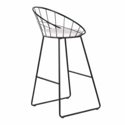 Promo 😀 Carson Carrington Banne Wrought Iron Modern Extra Tall Barstool (Set Of 2) White 😀 -Carson Carrington Sales unnamed file 7314