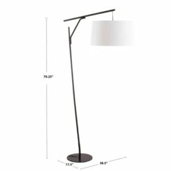 Brand new ⌛ Carson Carrington Valsta Floor Lamp - White Linen & Black Metal 👏 16 Brand new ⌛ Carson Carrington Valsta Floor Lamp - White Linen & Black Metal 👏 -Carson Carrington Sales unnamed file 7330