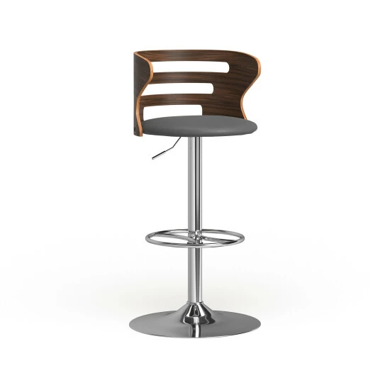 Best reviews of ✨ Carson Carrington Cranagh Mid-Century Modern Walnut Faux Leather Adjustable Barstool - N/A Brown 🛒 4 Best reviews of ✨ Carson Carrington Cranagh Mid-Century Modern Walnut Faux Leather Adjustable Barstool - N/A Brown 🛒 - Image 2