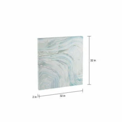 Coupon ⌛ Carson Carrington 'Agate In Blue II' Premium Gallery-wrapped Canvas Wall Art ✨ -Carson Carrington Sales unnamed file 7379