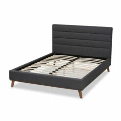 Cheapest 🌟 Carson Carrington Idkerberget Mid-century Modern Platform Bed Grayish Beige 😉 -Carson Carrington Sales unnamed file 7409