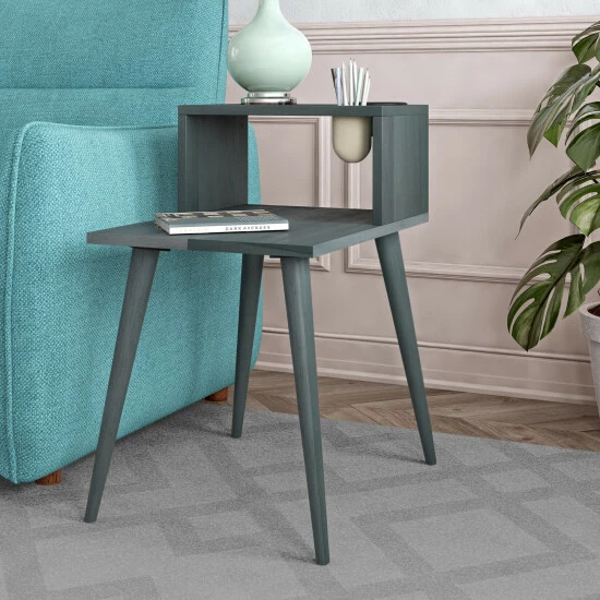 Outlet ๐ฅ Carson Carrington Shorewood Mid Century Modern Wood End Table Brown ๐ฅฐ 5 Outlet ๐ฅ Carson Carrington Shorewood Mid Century Modern Wood End Table Brown ๐ฅฐ - Image 3