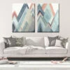 Brand new 😀 Carson Carrington CORAL HILLS Abstract 2-piece Gallery Wrapped Canvas ✨