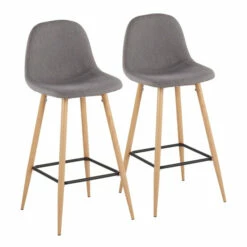 Hot Sale ❤️ Carson Carrington Stone Natural Bar Stool - Set Of 2 Blue ❤️ -Carson Carrington Sales unnamed file 7505