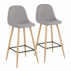 Hot Sale ❤️ Carson Carrington Stone Natural Bar Stool - Set Of 2 Blue ❤️ -Carson Carrington Sales unnamed file 7506