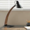 New ❤️ Carson Carrington Fagersta Mid-Century Modern Wood And Metal Table Lamp 👏 -Carson Carrington Sales unnamed file 7533