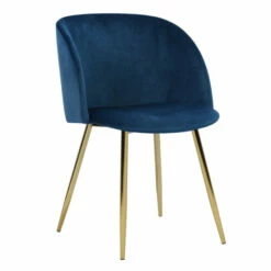 Best reviews of 👍 Carson Carrington Iggejaur Velvet Dining Room Side Chair (Set Of 2) Navyblue/black 😍 -Carson Carrington Sales unnamed file 7542